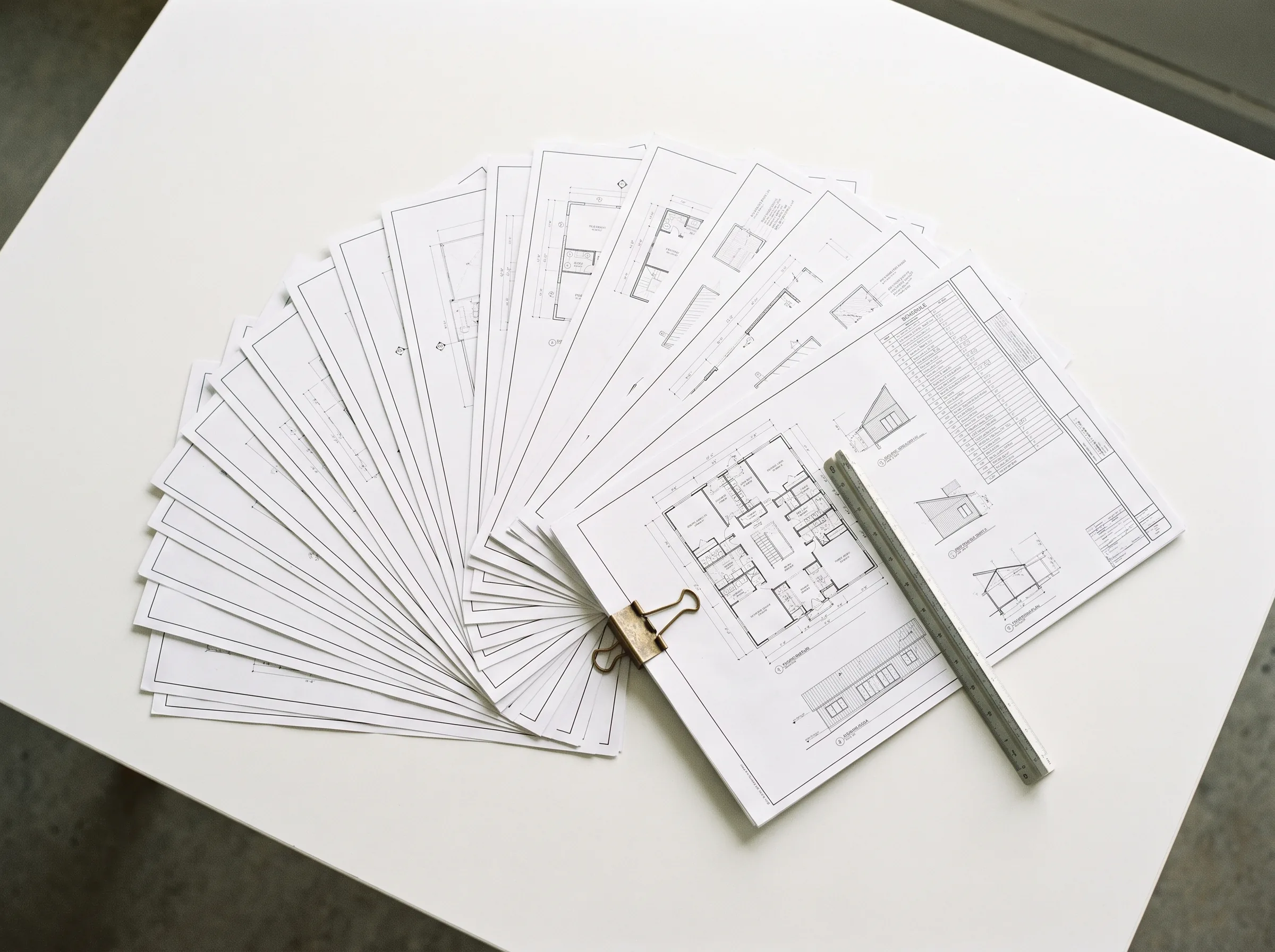 Construction document set, issued