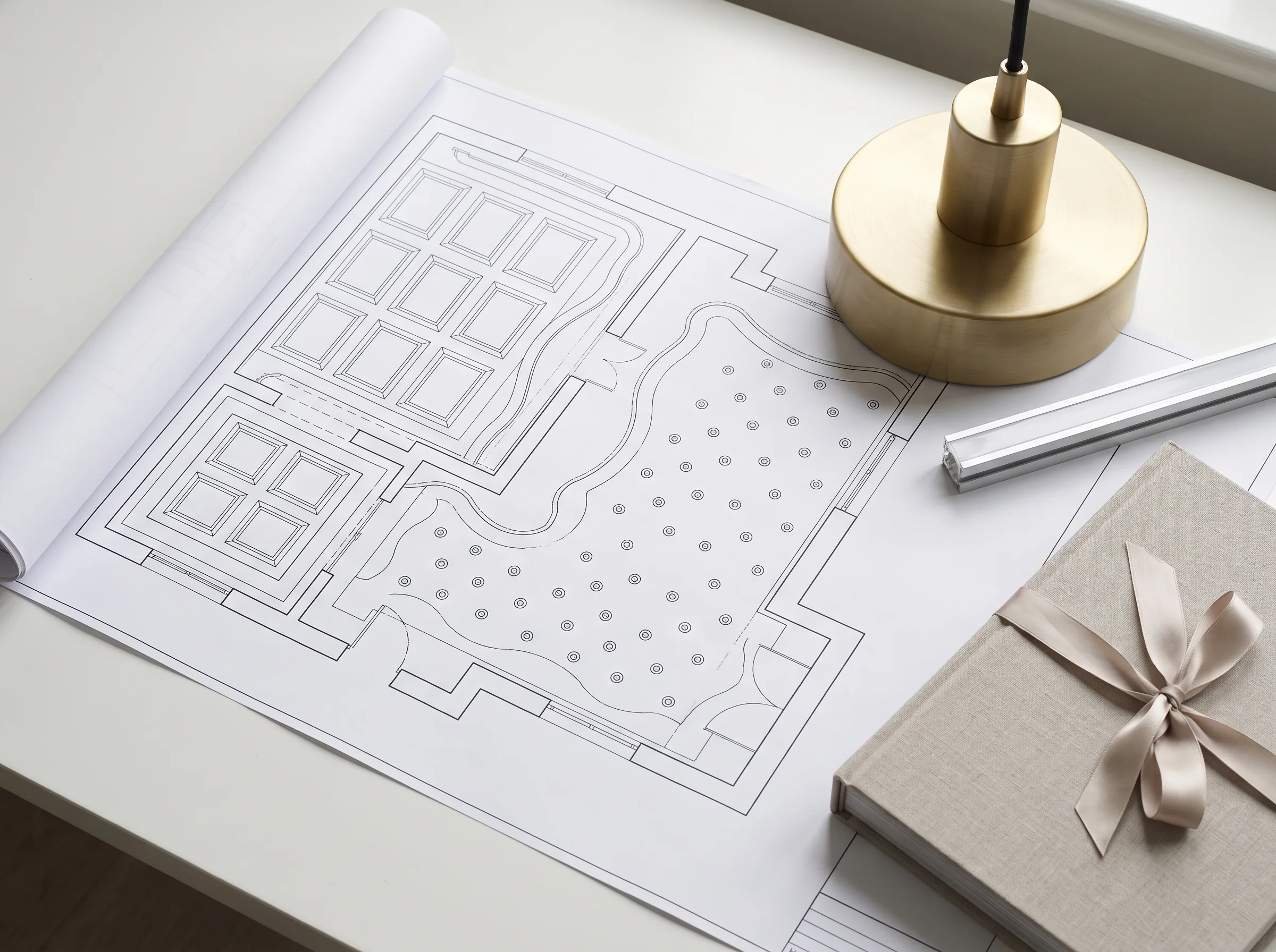 Reflected ceiling plan, lighting layout